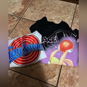 Space Jam Bundle 2 Shirts | Lola Bunny Space Jam Sweater and Jersey